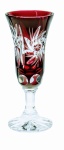 Calici di cristallo color rubino da Liquore 40ml Mulino e Oliva 6 pz
