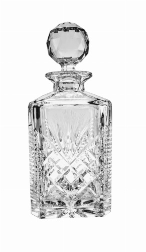 Kryształowa karafka do whisky wzór Ananas tradycyjny polski szlif