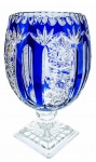 Cobalt crystal vase 25 THC