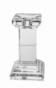 Kryształowy świecznik 15 cm 