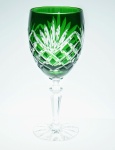 Emerald crystal wine glasses 220ml Pineapple 6 pcs 