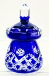 Cobalt Crystal Honey Bowl Pineapple
