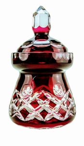 Ruby Crystal Honey Bowl Pineapple