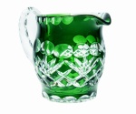 Szmaragdowy kryształowy dzbanek 100 ml  Ananas 