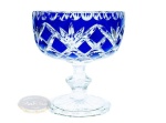 Cobalt crystal cake stand 12 cm Pineapple