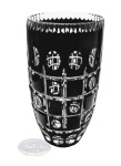 Black Crystal Lattice Vase
