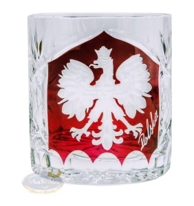 Kryształowa szklanka do whisky 300 ml Orzeł