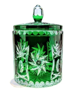 Emerald crystal Bomboniere Oliwka Mill