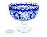 Cobalt crystal bowl 16 cm THC