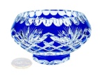 Cobalt crystal fruit bowl 12 cm Pineapple