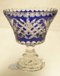 Cobalt crystal plate Rumcajs 16 cm Pineapple