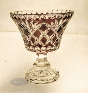 Ruby crystal plate Rumcajs 16 cm Pineapple