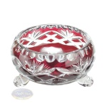 Ruby crystal fruit bowl 10 cm Pineapple