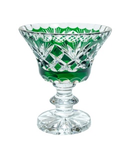 Emerald crystal cake stand 12 cm Pineapple