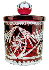 Ruby crystal bowl 16 cm Olive Grinder