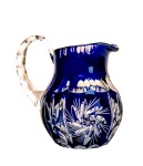 Kobaltowy kryształowy dzbanek 100 ml  Młynek Oliwka