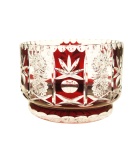 Rubinowa kryształowa misa 20 cm THC