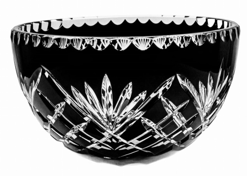 Czarna kryształowa owocarka