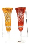 Kryształowe kieliszki do szampana Ananas 2 szt