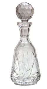 Kryształowa karafka do wódki i nalewek 500 ml Mrożony liść