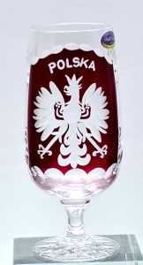 Grawerowane kryształowe Pokale - Orzeł