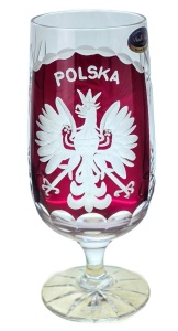 Grawerowane kryształowe Pokale - Orzeł