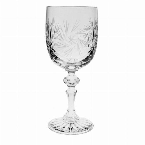 Kryształowe kieliszki do wina młynek