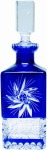 Kobaltowa kryształowa  karafka do Whiski 700ml  Młynek