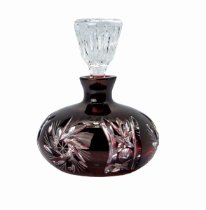 Ruby crystal decanter Olive grinder 150ml