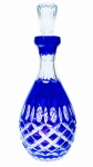 Cobalt crystal wine carafe Olive Grid