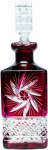 Rubinowa kryształowa karafka do Whisky  Młynek