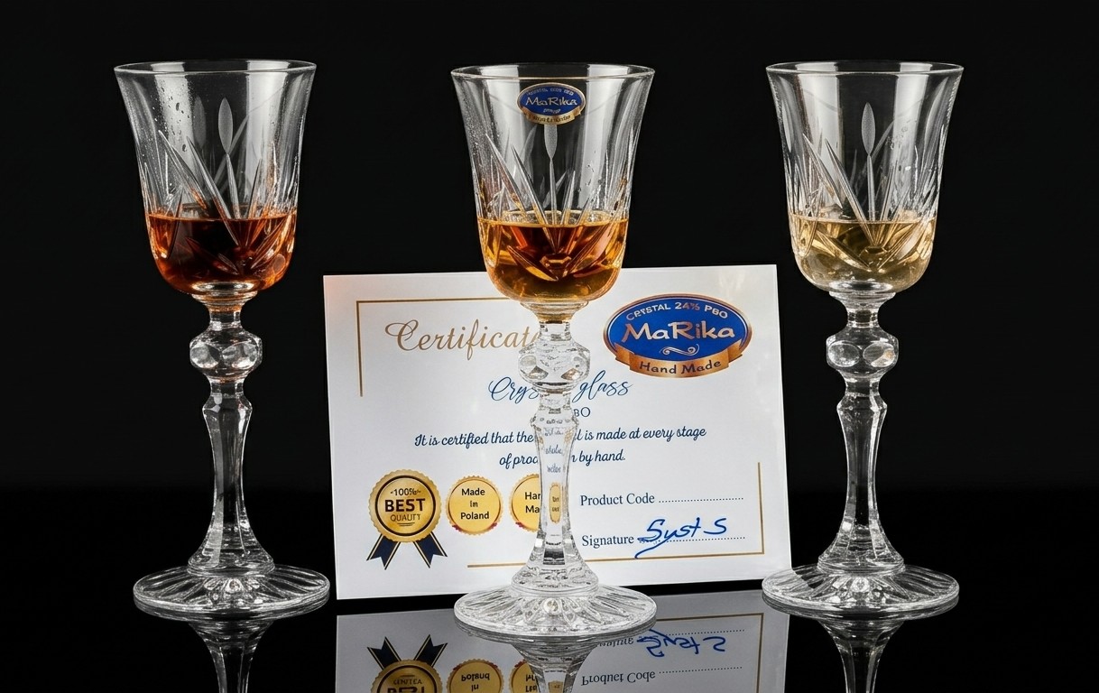 Degustacja likierów i nalewek: Dlaczego kryształowy kieliszek 60ml Mrożony Listek to klucz do pełni aromatu?