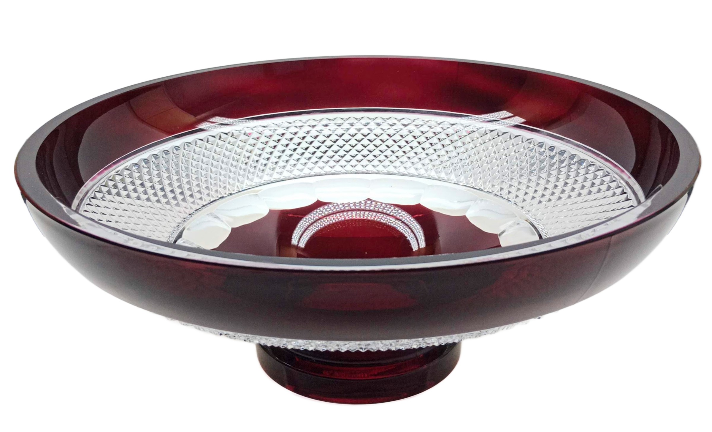 Add Elegance to Your Home: The Crystal Ruby Fruit Bowl